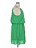 Charming Charlie 100% Polyester Solid Green Casual Dress Size XL - photo 4