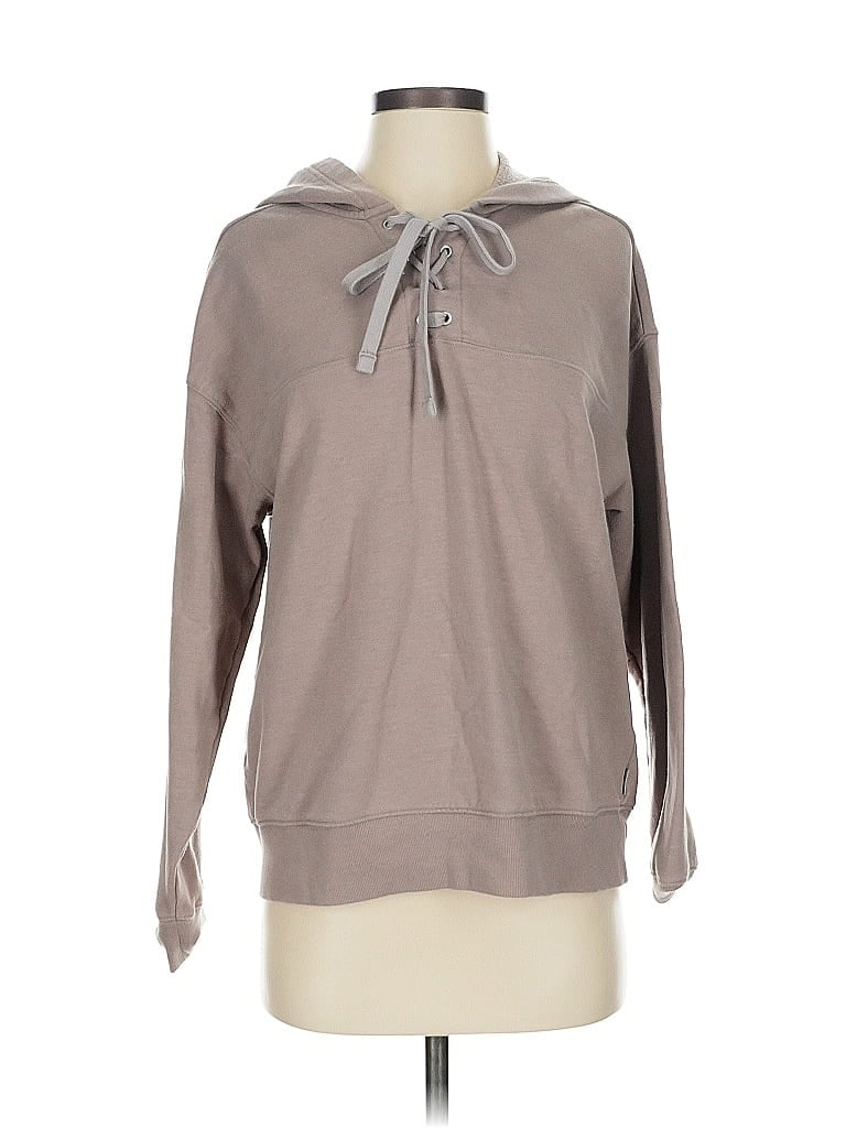 Pre-owned Eddie Bauer Pullover Hoodie In Gray