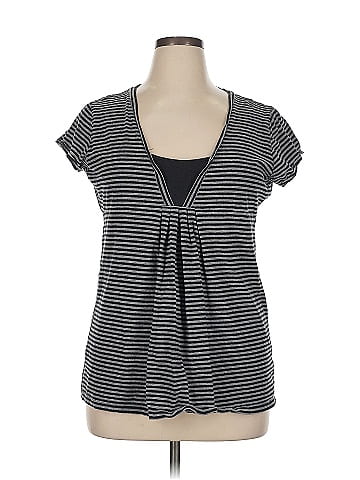 a.n.a. A New Approach Short Sleeve Henley (view 1)
