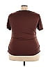 Shein Curve Brown Short Sleeve Top Size 4X - photo 2