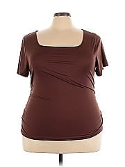 Shein Curve Short Sleeve Top