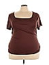 Shein Curve Brown Short Sleeve Top Size 4X - photo 1