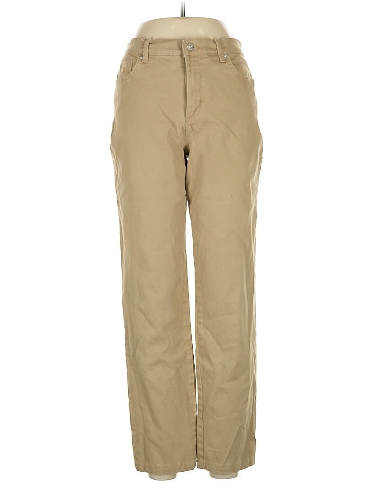 Pre-owned Gloria Vanderbilt Khaki Pant In Brown