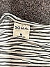 Soma Stripes Silver Short Sleeve T-Shirt Size M - photo 6