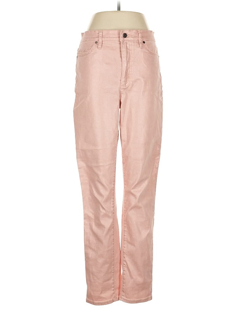 Pre-owned Lands' End Casual Pants In Pink