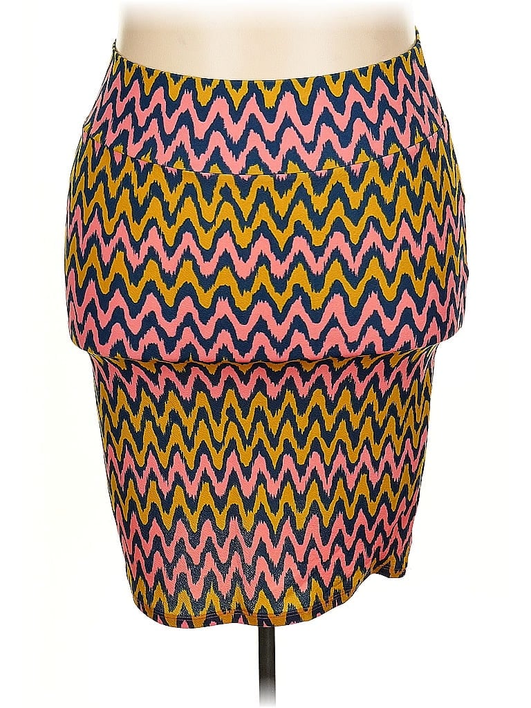 Pre-owned Lularoe Casual Skirt In Pink