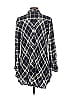 Motherhood 100% Rayon Plaid Blue 3/4 Sleeve Blouse Size L - photo 2