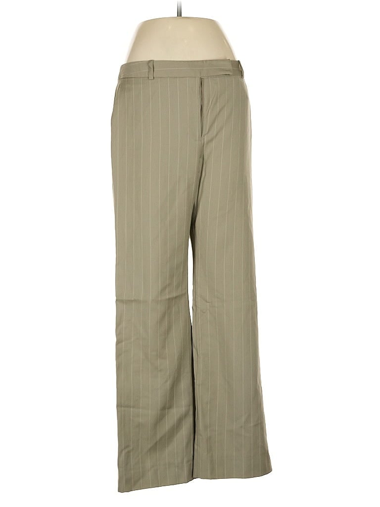 Pre-owned Ann Taylor Loft Wool Pants In Green