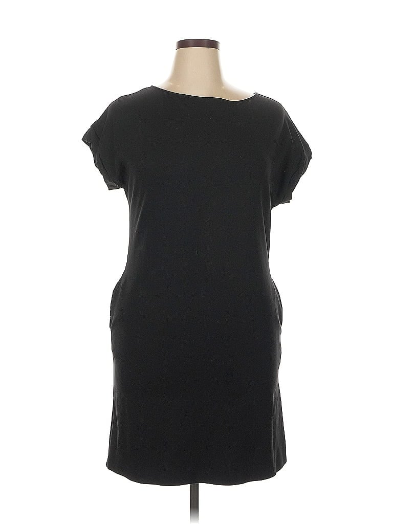 M Missoni Solid Black Casual Dress Size 10 - photo 1