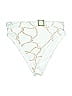 WeWoreWhat Graphic Ivory Swimsuit Bottoms Size S - photo 1