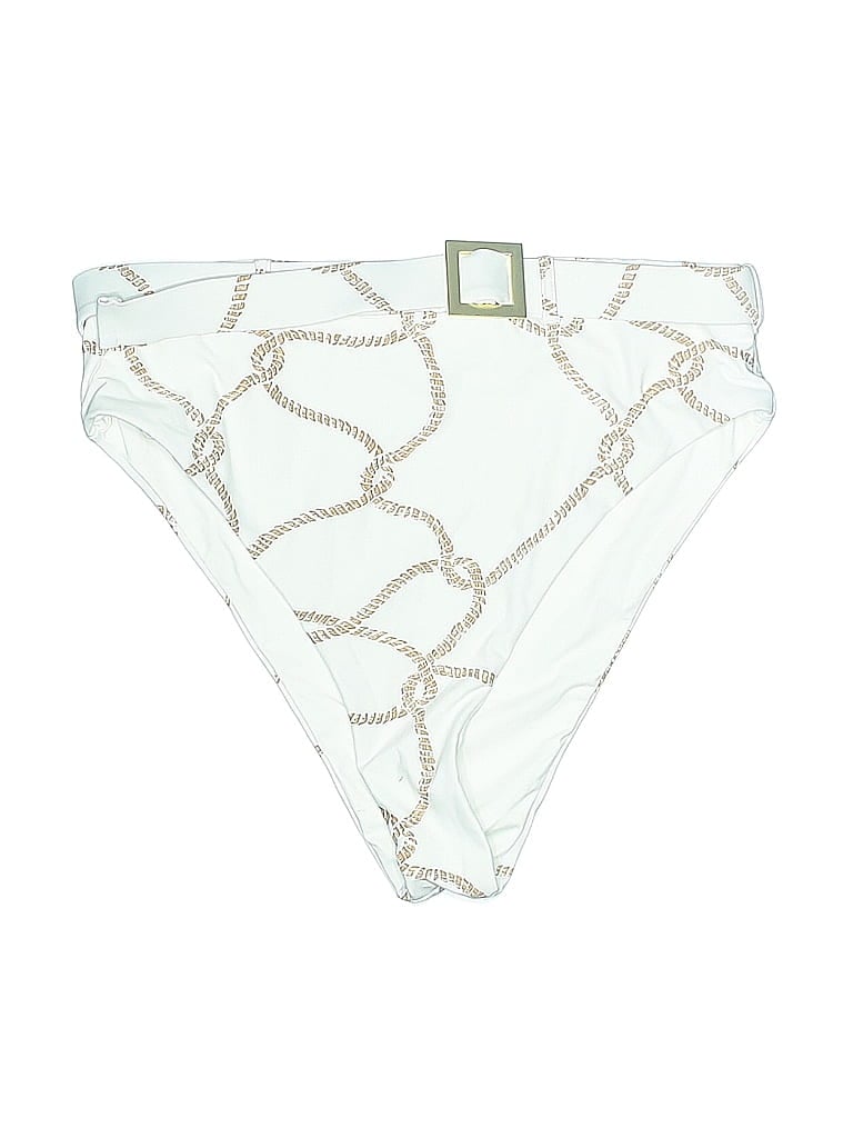 WeWoreWhat Graphic Ivory Swimsuit Bottoms Size S - photo 1