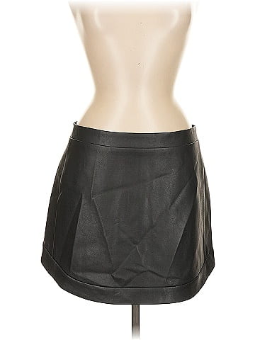 BCBGMAXAZRIA Faux Leather Skirt (view 1)
