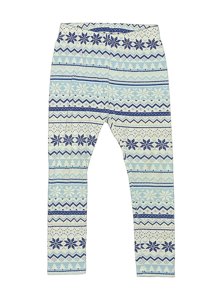 Gymboree Print Blue Casual Pants Size 3T - photo 1