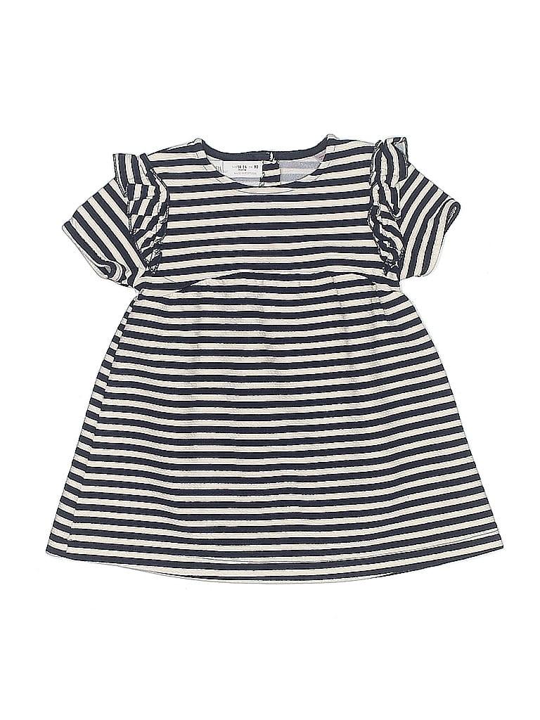 Zara Baby Stripes Gray Dress Size 18-24 mo - photo 1