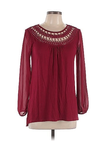 August Silk Long Sleeve Blouse (view 1)