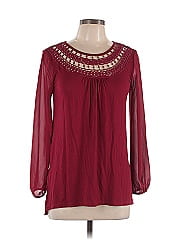 August Silk Long Sleeve Blouse
