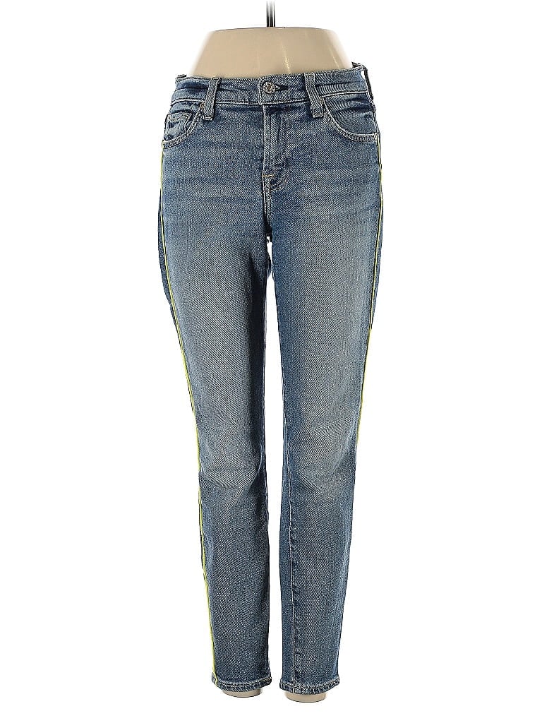 Pre-owned 7 For All Mankind Jeans In Blue