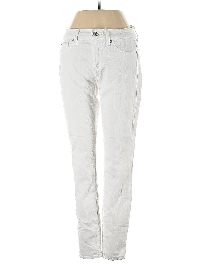 Pre-owned 7 For All Mankind Jeans In White