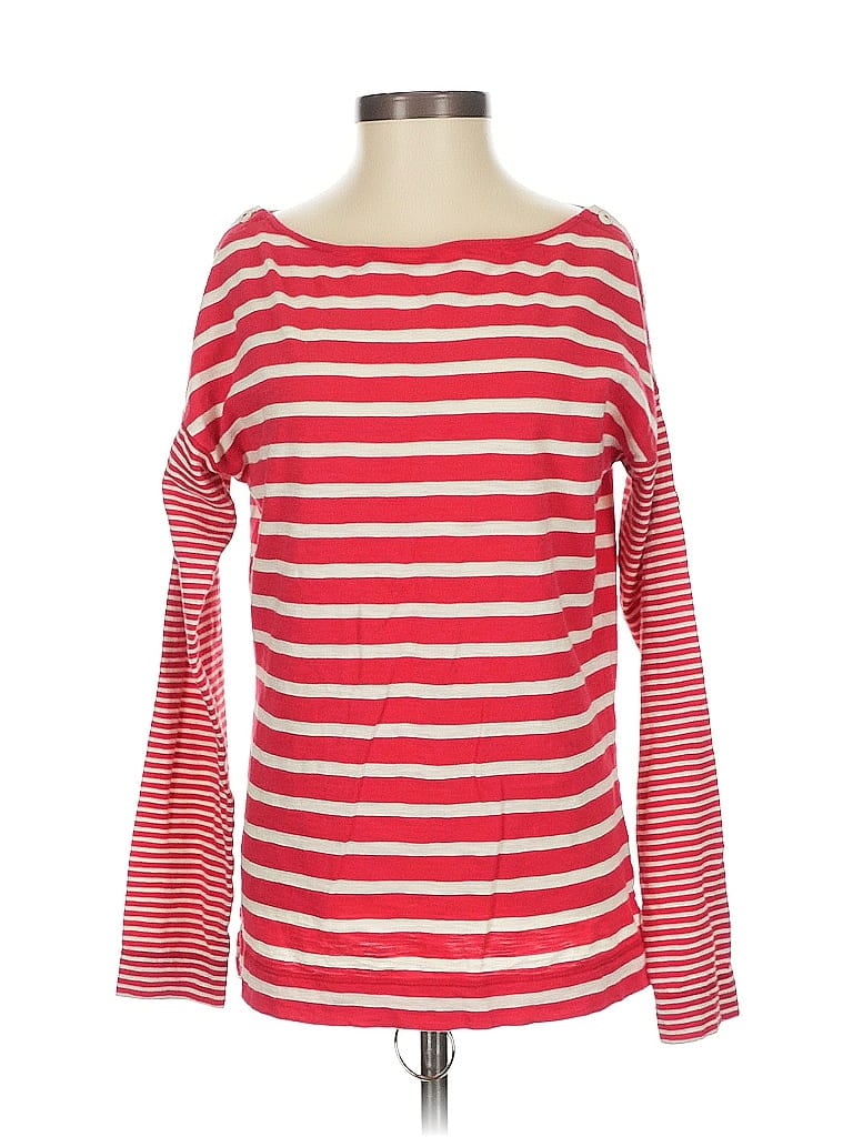 Pre-owned Lauren Jeans Co. Long Sleeve Top In Red