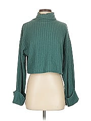 Blue Blush Turtleneck Sweater