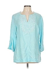 Jm Collection 3/4 Sleeve Blouse