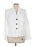 Jones Studio 100% Polyester Ivory White Blazer Size 0X - photo 1
