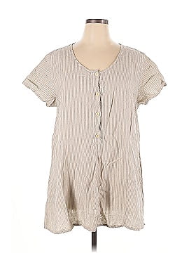 Flax Short Sleeve Blouse