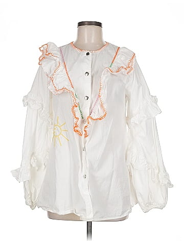 Never Fully Dressed 3/4 Sleeve Blouse (view 1)