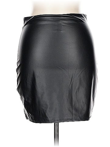 Windsor Faux Leather Skirt (view 2)