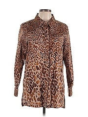 Isaac Mizrahi Live! Long Sleeve Button Down Shirt