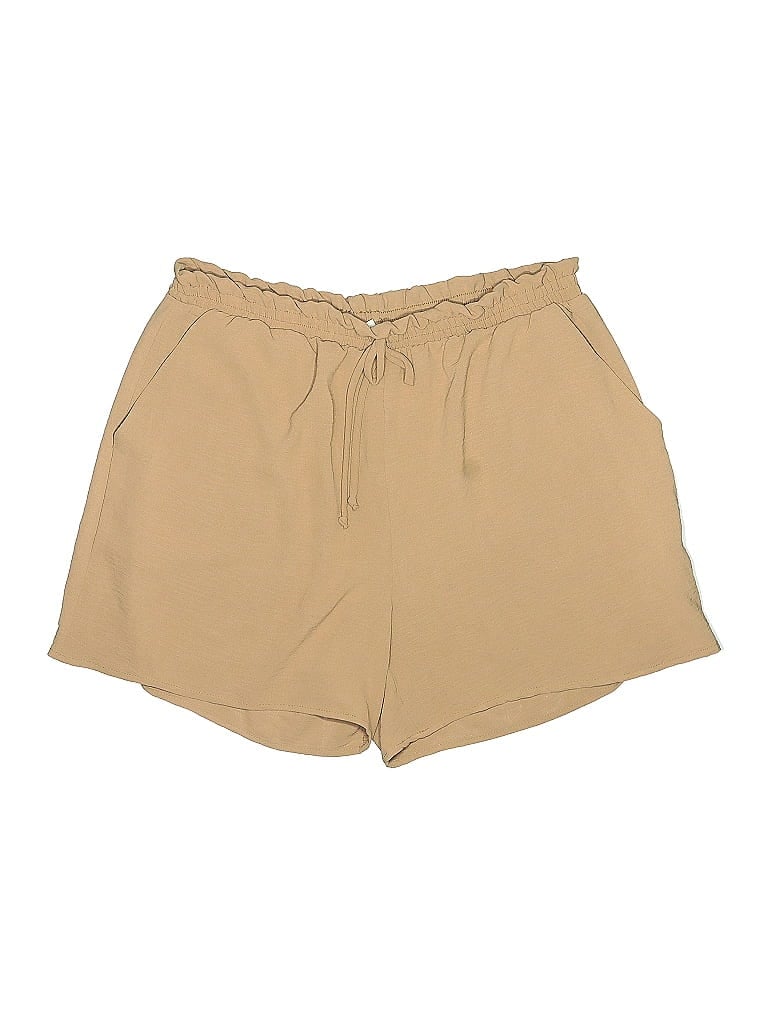 Pre-owned Chic Soul (chicsoul.com) Khaki Shorts In Brown