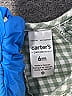 Just One You Made by Carter's Checkered-gingham Green Long Sleeve Onesie 3-6 MO / 6 MO - photo 3