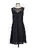BCBGMAXAZRIA 100% Polyester Solid Black Cocktail Dress Size 2 - photo 1