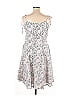 Unique Vintage 100% Cotton Floral Gray Casual Dress Size 1X - photo 2