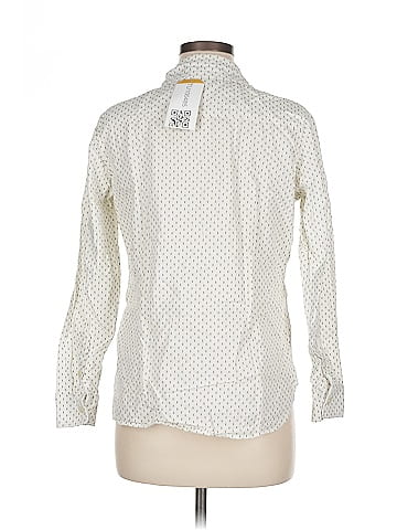 TRADLANDS White Geometric Long Sleeve Shirt (view 2)