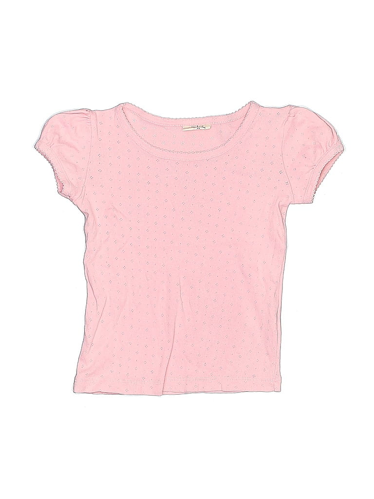 Mini Boden 100% Cotton Pink Short Sleeve Top Size 3 - 4 - photo 1