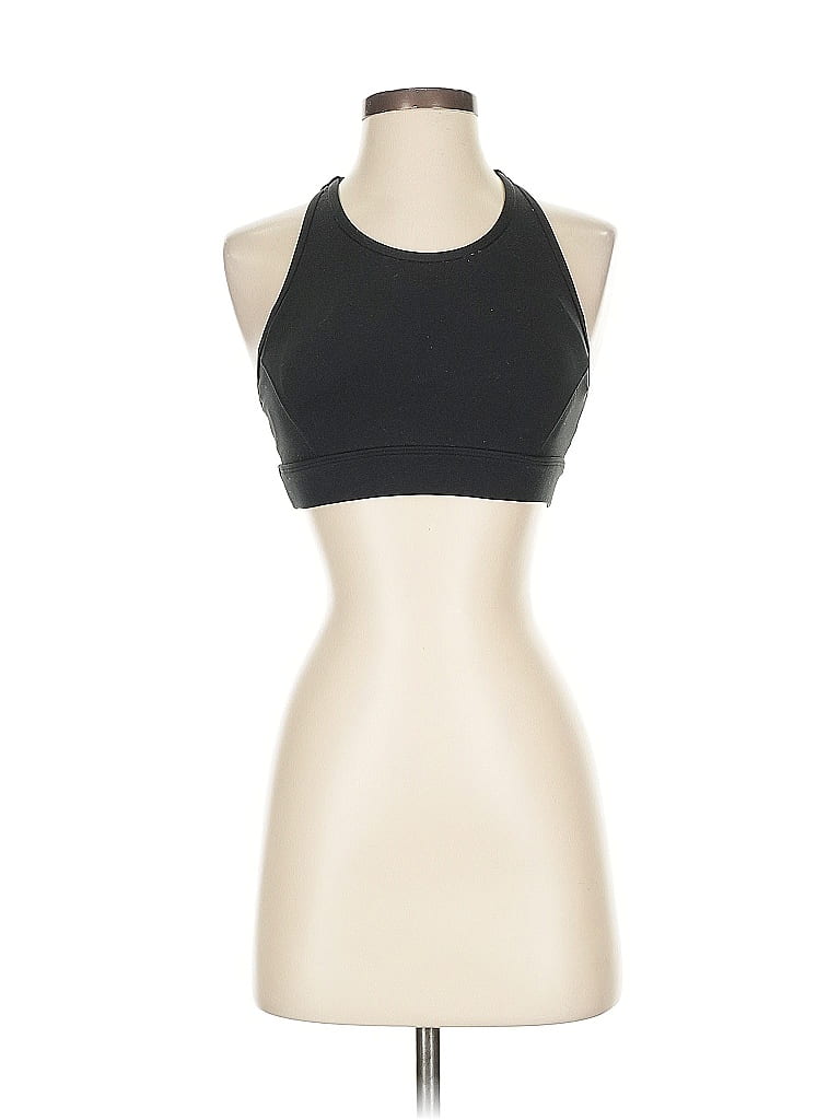 Pre-owned Unbranded Tank Top Black Halter Neckline Tops