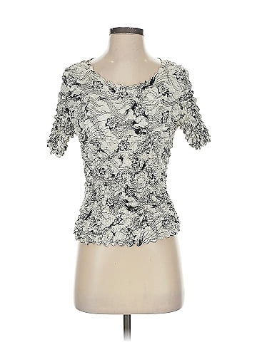 f.c Textured Black and White Top (view 1)
