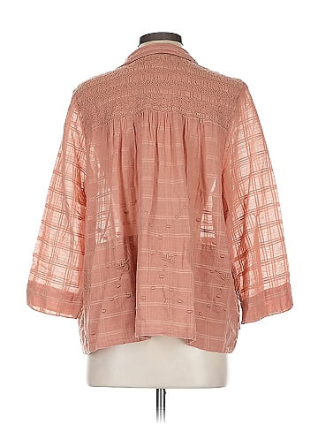 Vanessa Virginia 3/4 Sleeve Button-Down Shirt (view 2)