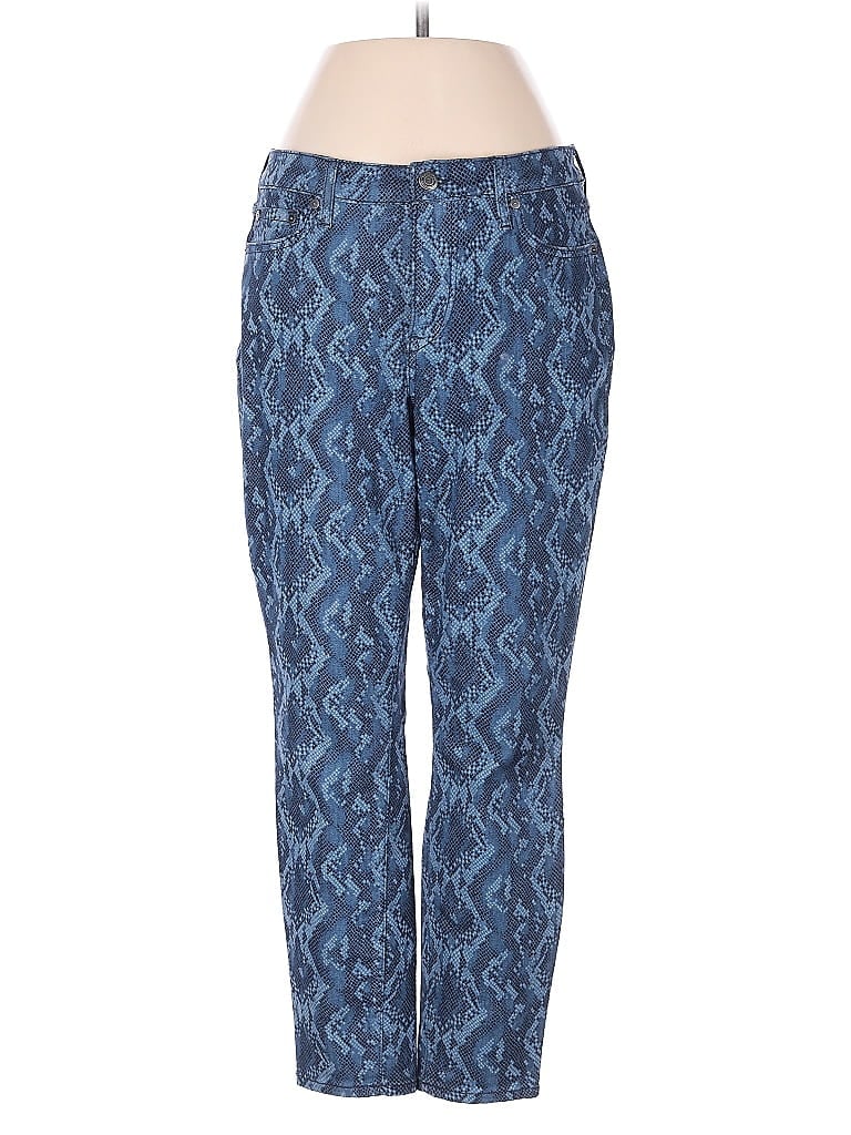 Pre-owned H By Halston Jeggings In Blue