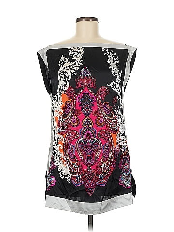 Bebe Sleeveless Silk Top (view 1)