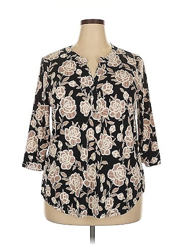 Papermoon 3/4 Sleeve Blouse (view 1)