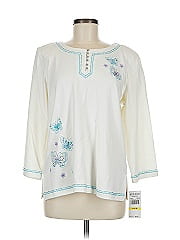 Alfred Dunner 3/4 Sleeve T Shirt