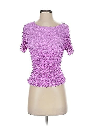 f.c Lilac Smocked Top (view 1)