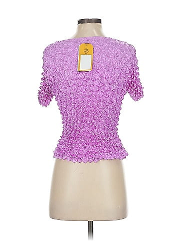 f.c Lilac Smocked Top (view 2)