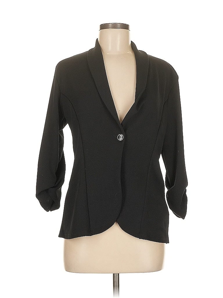 Pre-owned Assorted Brands Cardigan Sweater In Black