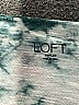 Ann Taylor LOFT Outlet 100% Cotton Tie-dye Teal Short Sleeve T-Shirt Size XL - photo 7