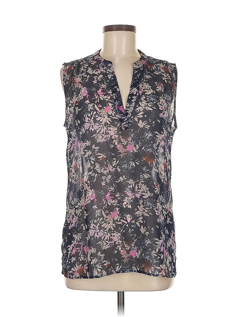 Pre-owned Caslon Sleeveless Blouse In Gray