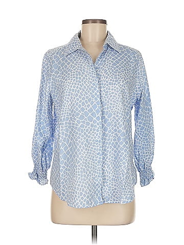 Foxcroft 3/4 Sleeve Button-Down Shirt (view 1)