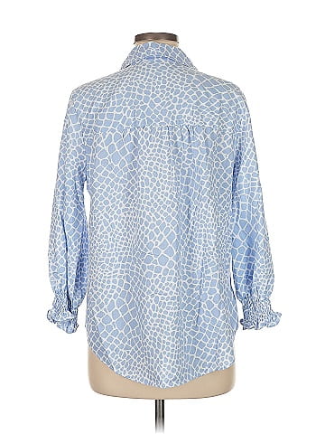 Foxcroft 3/4 Sleeve Button-Down Shirt (view 2)